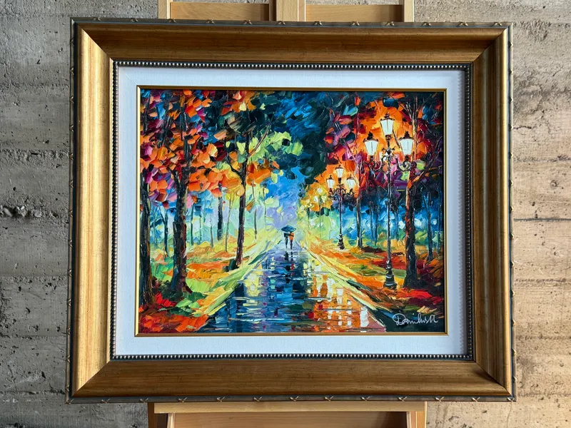 DANIEL WALL, "ROMANTIC STROLL" from auction in Salem, Oregon — image 38