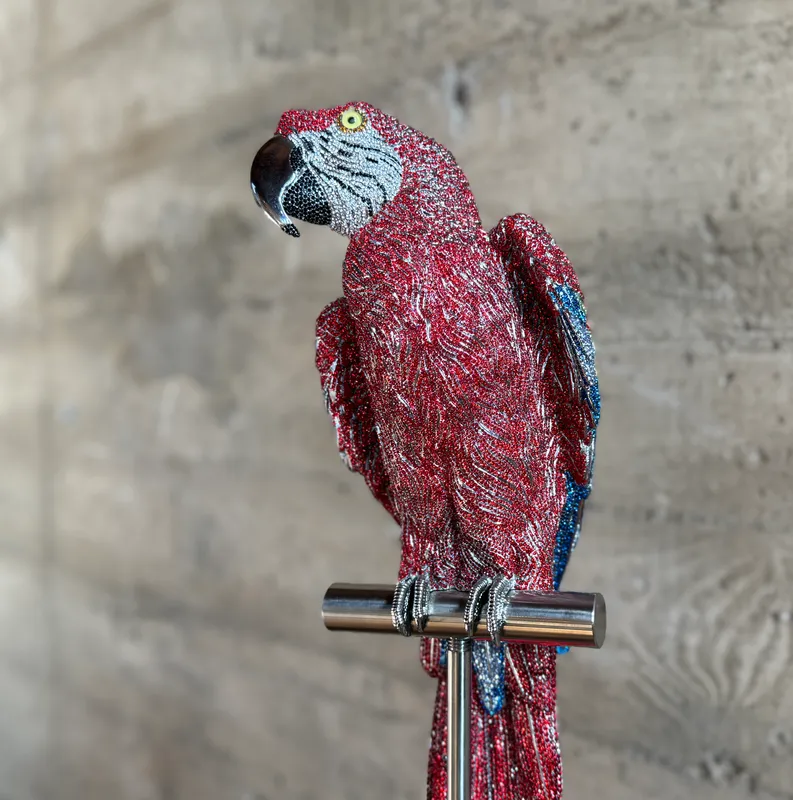 JAY STRONGWATER, MACAW SCULPTURE from auction in Salem, Oregon — image 44