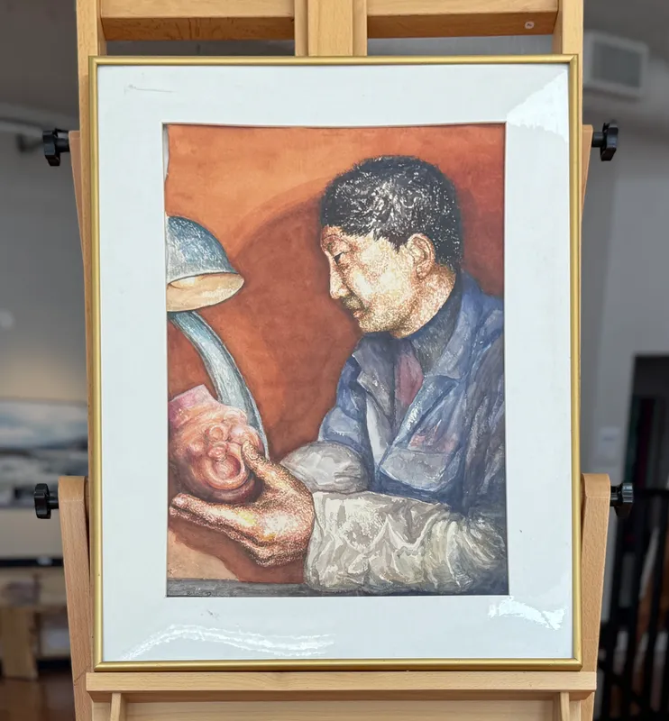 ORIGINAL WATERCOLOR PAINTING #2 from auction in Salem, Oregon — image 5