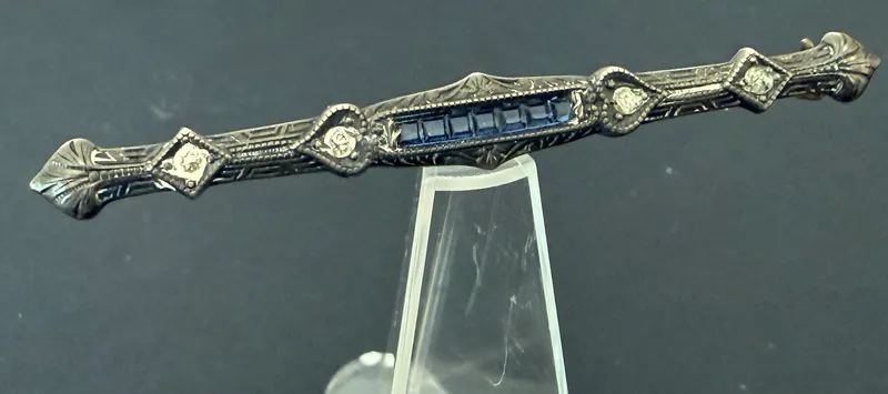 EDWARDIAN SILVER BROOCH from auction in Salem, Oregon — image 20