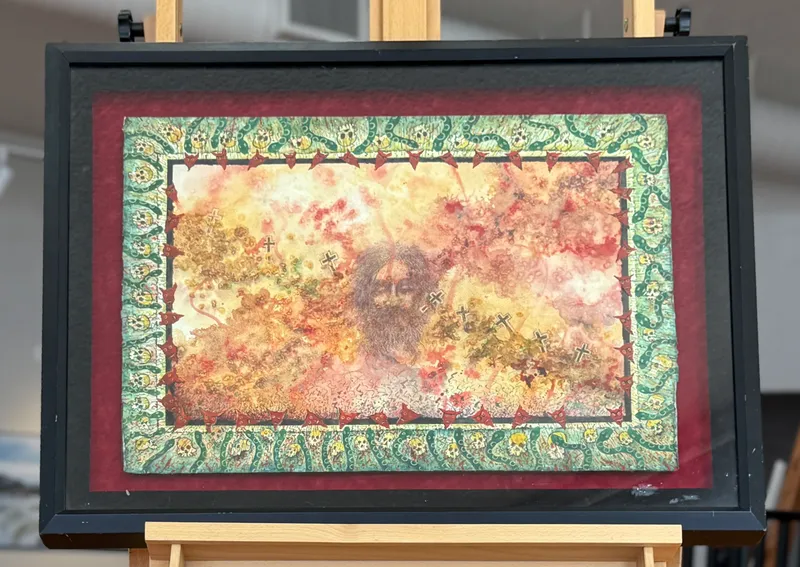 MIXED MEDIA ON PAPER from auction in Salem, Oregon — image 32
