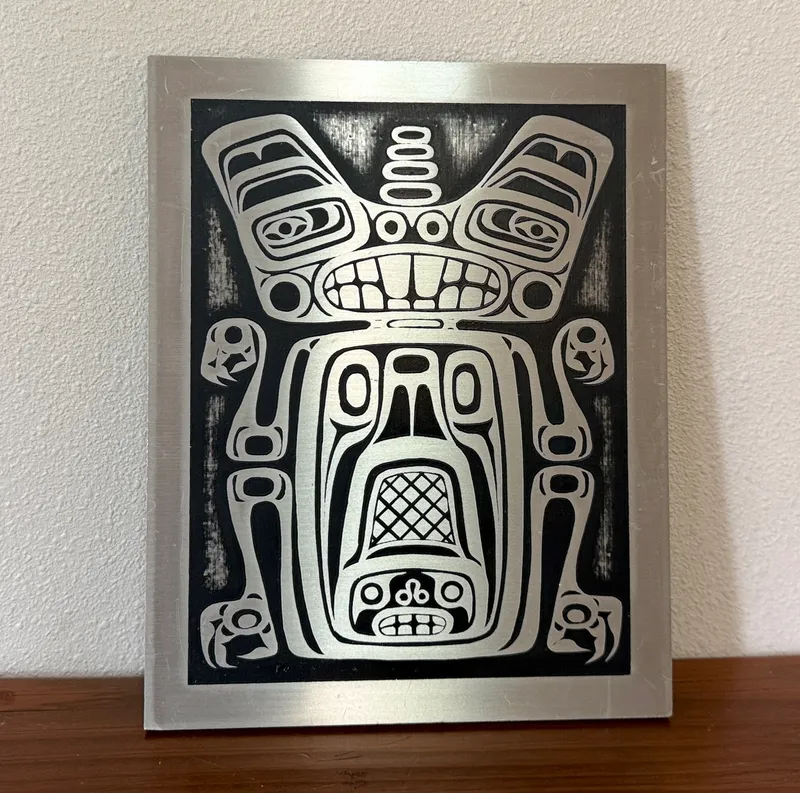 ORCHARD STUDIO, BEAVER ETCHED ON ALUMINUM from auction in Salem, Oregon — image 41