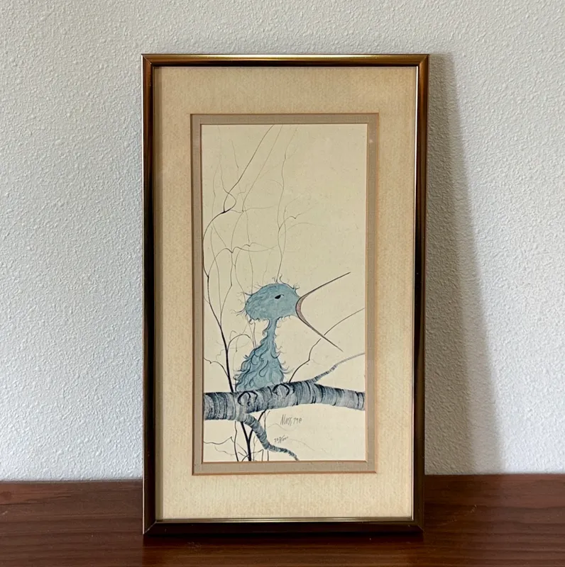 MOSS, LIMITED EDITION BIRD PRINT from auction in Salem, Oregon — image 45