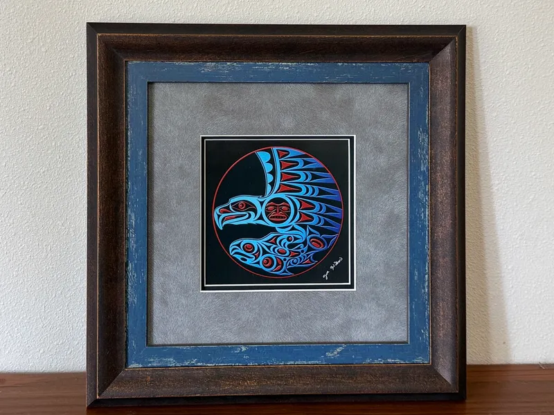 JOE WILSON, "EAGLE AND SALMON" from auction in Salem, Oregon — image 47