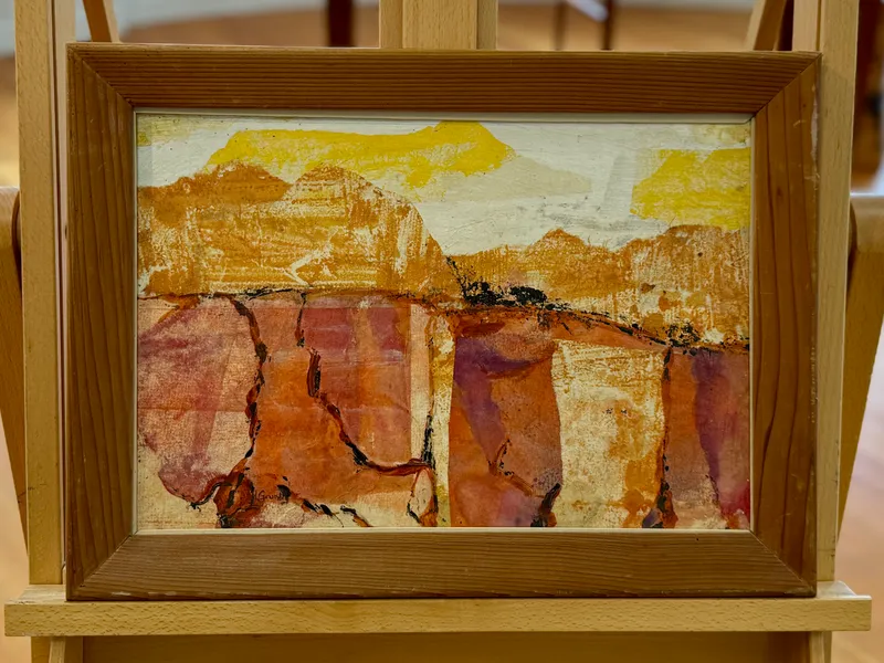 MIXED MEDIA ON BOARD  from auction in Salem, Oregon — image 17