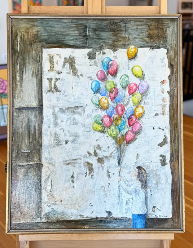 M.J. DAWSON, OIL ON BOARD from auction in Salem, Oregon — image 33