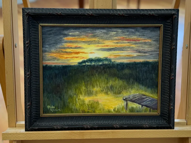 PAULA GILMORE, "SUNSET" from auction in Salem, Oregon — image 25