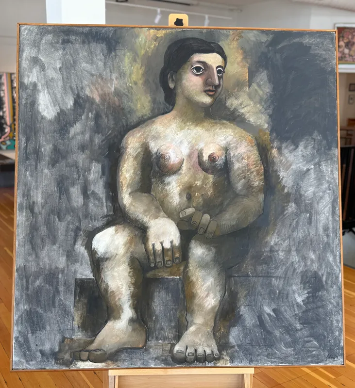 ROBERT GILMORE, "SITTING NUDE" from auction in Salem, Oregon — image 47