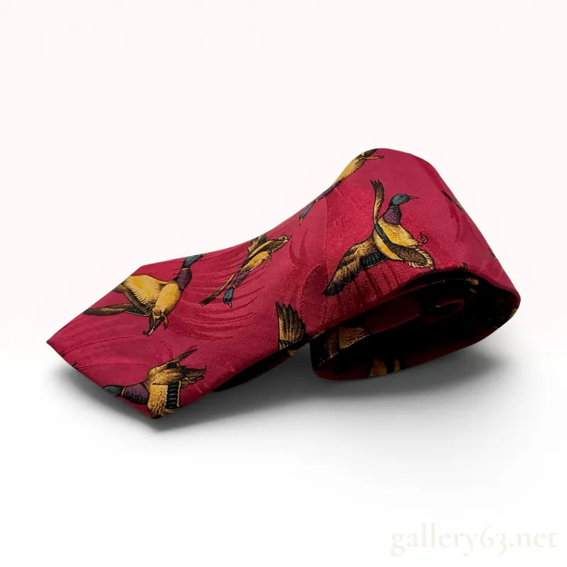 Chaps Ralph Lauren Silk Mallard Duck Motif Necktie from auction in Atlanta, Georgia — image 23