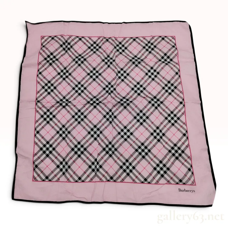 Vintage Burberrys Pink Nova Check Handkerchief from auction in Atlanta, Georgia — image 36