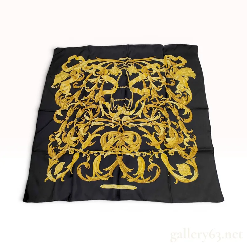 Hermes Le Mors a la Conetable Silk Twill Scarf from auction in Atlanta, Georgia — image 40