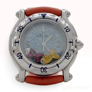 Chopard Happy Sport Happy Fish Stainless Steel Quartz Wristwatch Ref. 27/8923