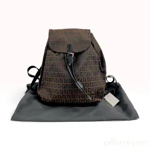 Fendi Zucca Monogram Canvas Backpack