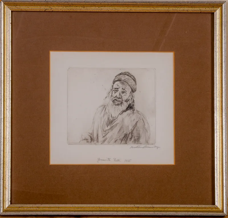 Mortimer Bourne. Yemini Rabi, 1935. from auction in Freeport, Maine — image 17