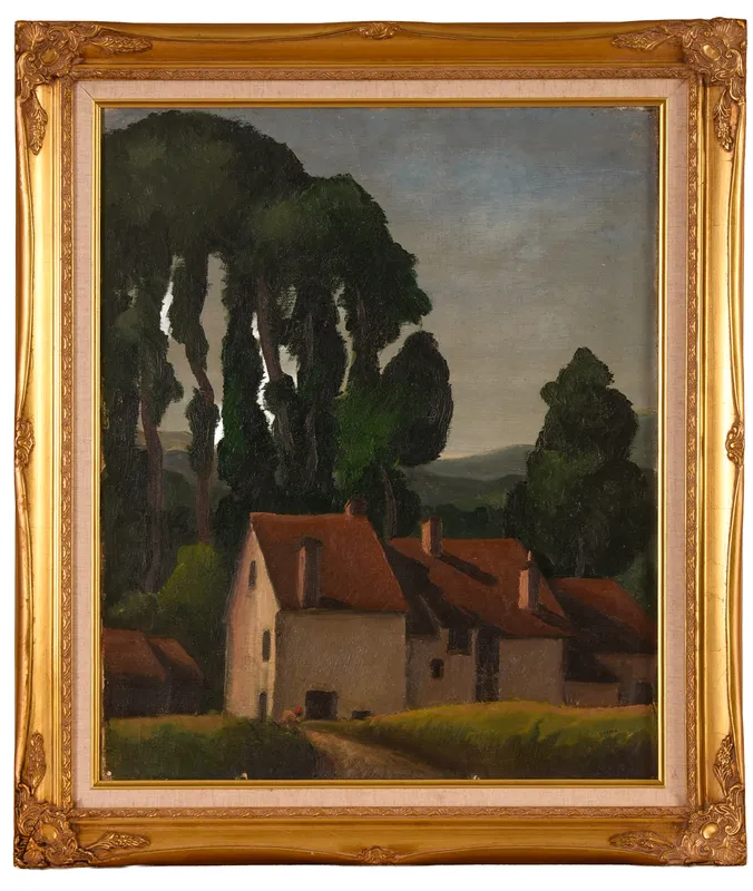 Early 20th Century European Landscape. from auction in Freeport, Maine — image 23