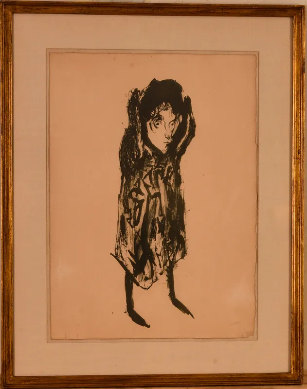 Jose Luis Cuevas (1934-2017). Mujer, 1962. from auction in Freeport, Maine — image 46