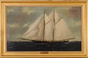 William P. Stubbs (1842-1909). the Schooner John M. Keen