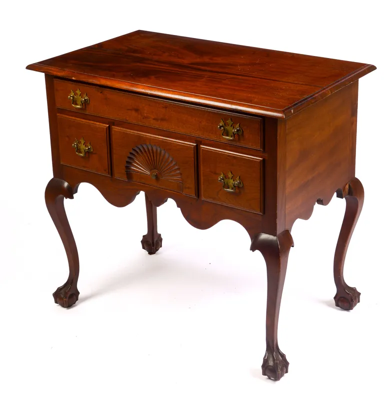 CHIPPENDALE STYLE LOWBOY. from auction in Freeport, Maine — image 21