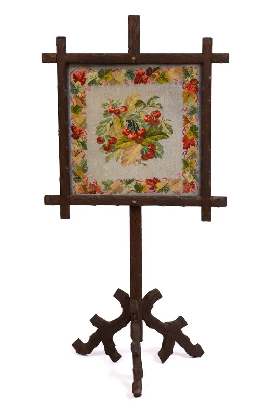 BLACK FOREST TREE FORM FIRE SCREEN. from auction in Freeport, Maine — image 48