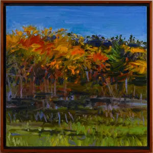 THOMAS HIGGINS (B. 1943). BOG IN OCTOBER.