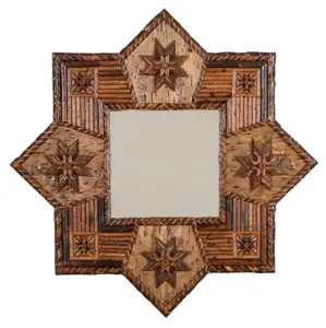ADIRONDACK STAR FORM MIRROR.
