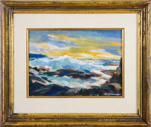 J. PHILLIP RICHARDS (1906-1991). KENNEBUNK SEASCAPE.