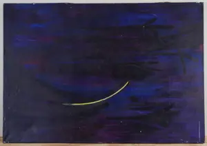 LARGE MID CENTURY ABSTRACT ARTWORK.