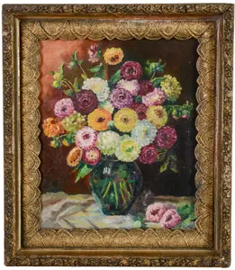 A. SEXTON. FLORAL STILL LIFE.