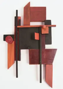 LAURIE ROTTROCH. WOODEN SCULPTURE.