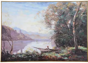 COPY OF COROT: THE MOORED BOATMAN.