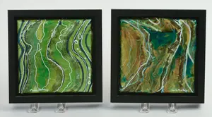 CARLA GOLDBERG. TWO WORKS.