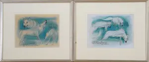 TWO PRINTS, AFTER JAMES ARCHIBALD HOUSTON.