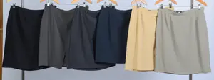 SIX GIORGIO ARMANI SKIRTS, SIZES 46 AND 48.