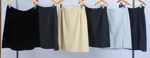 SIX GIORGIO ARMANI SKIRTS, SIZES 46 AND 48.