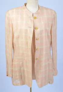 GIORGIO ARMANI JACKET AND BLOUSE, SIZE 46.