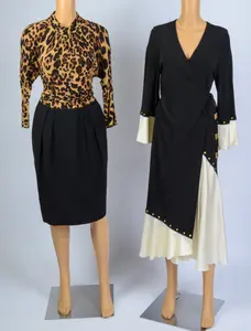TWO DRESSES: TORY BURCH, S, AND ANTONIO MARRAS, 42.