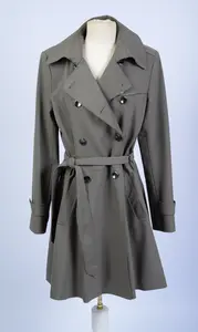 TRINA TURK TRENCH COAT, SIZE 10.