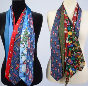 TEN CHRISTMAS THEMED TIES.