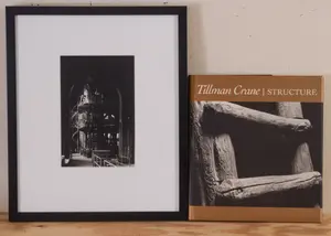 TILLMAN CRANE SIGNED BOOK AND PHOTOGRAPH.
