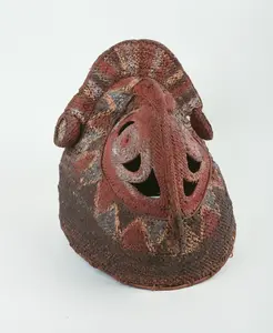 AFRICAN WOVEN MASK.