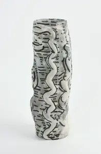 PAUL HEROUX. BIRCH TREE FORM VASE.