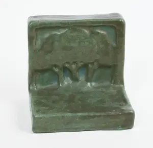 ART POTTERY BOOKEND, ARTS AND CRAFTS