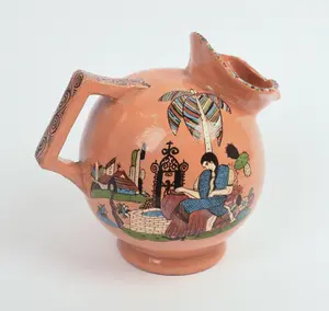 MEXICAN TLAQUEPAQUE POTTERY PITCHER