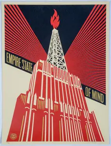 SHEPARD FAIREY (B. 1970). EMPIRE STATE OF MIND.