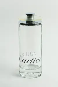 EAU DE CARTIER GLASS STORE DISPLAY BOTTLE.