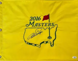 Signed Golf Pin Flag Auction — image 1