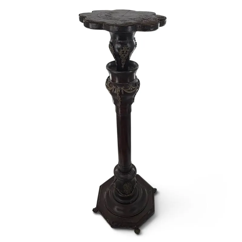 Continental Brass-Mounted Empire Pedestal from auction in Aberdeen, Mississippi — image 12
