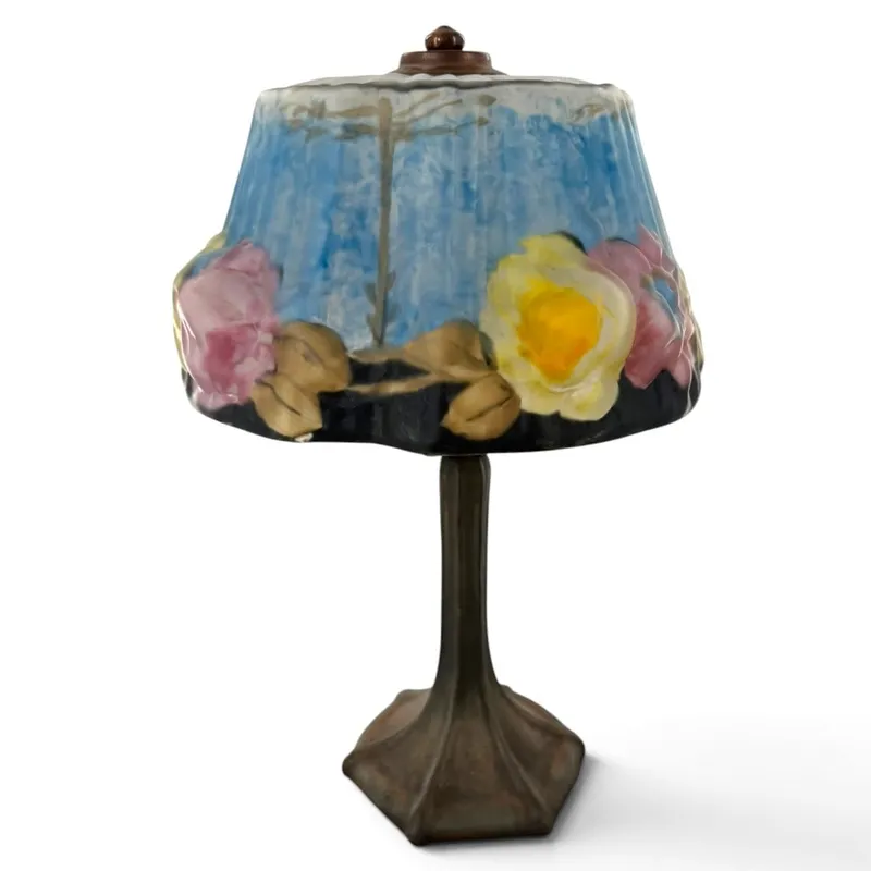 Pairpoint Floral Puffy Boudoir Lamp from auction in Aberdeen, Mississippi — image 15