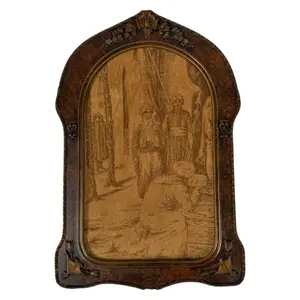 Orientalist Figural Tapestry Wall Panel