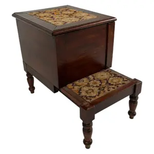 American Victorian Mahogany Chamber Commode
